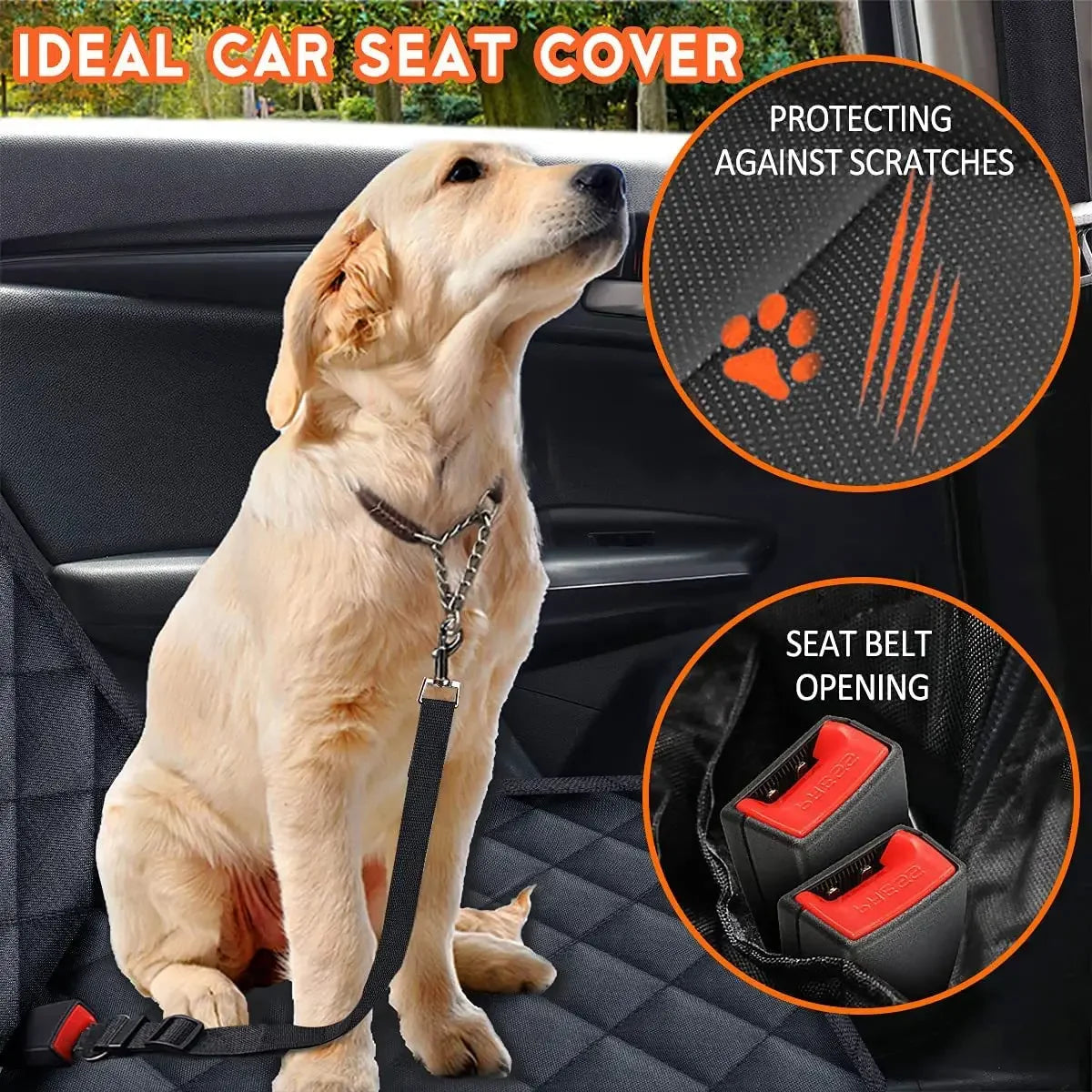DriveSafe™ Dog Car Seat Cover