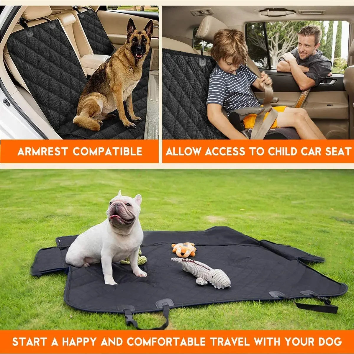 DriveSafe™ Dog Car Seat Cover
